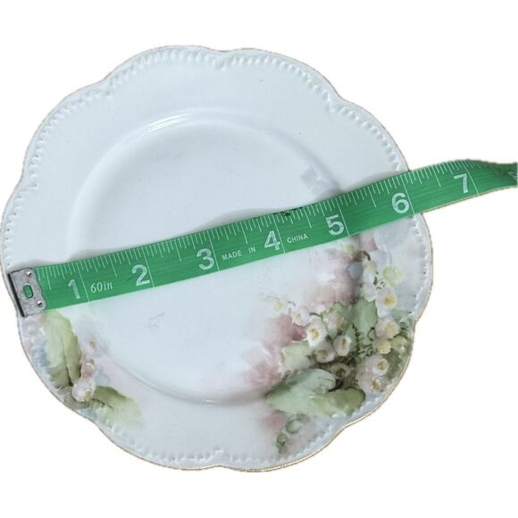 Haviland France Floral Bread & Butter Plate ~ Vintage Limoges Porcelain - Picture 3 of 6